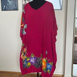 Pink Beach and Pool Cover-Up / Caftan